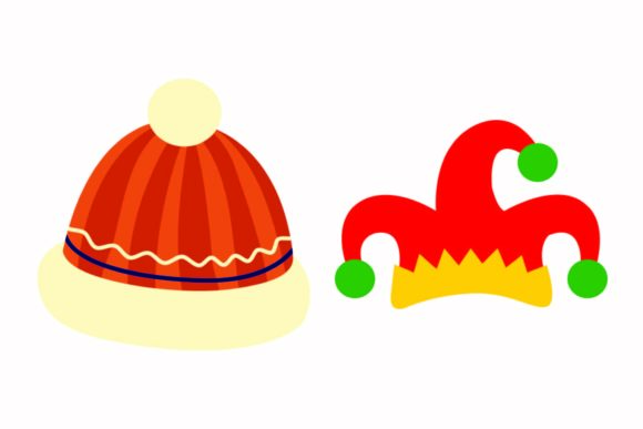 Christmas Cap Happy Celebration Graphics & Illustrations