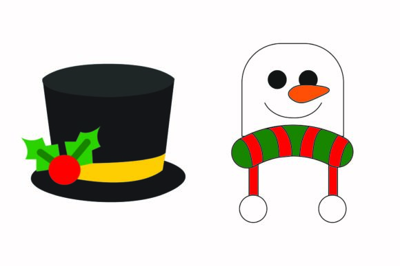 Christmas Cap Snow Costume Illustrations: Graphics Review
