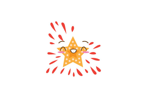 Christmas Firework Cute Vector: Graphics & Illustrations