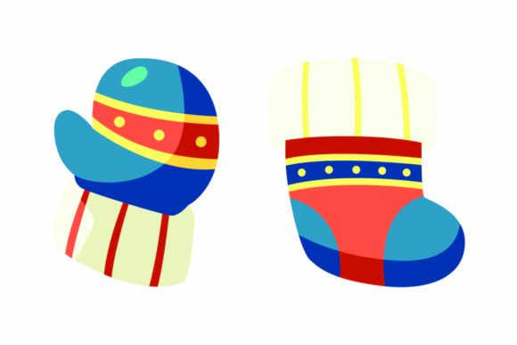Christmas Gloves Shock Clothes Vector Graphics Review