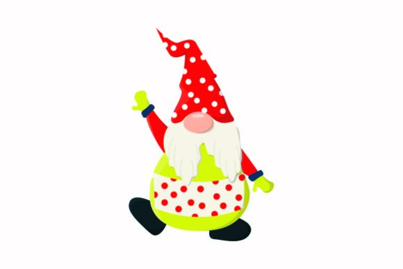 Christmas Gnome Graphics: Polka Dot Illustrations Review