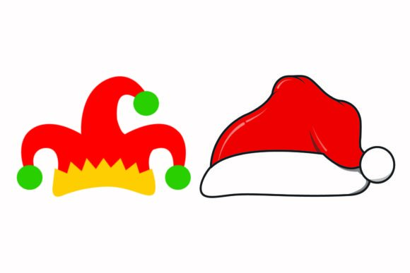Christmas Hat Fun Party Graphics and Illustrations