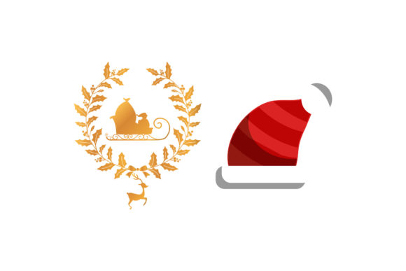 Christmas Logo Hat Christmas Asset