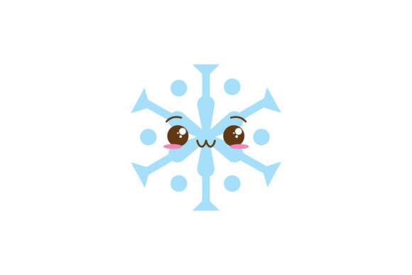 Christmas Snoeflakes Cute Vector: Graphics & Illustrations