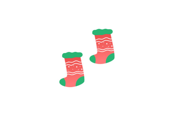 Christmas Stocking Pair Graphics & Illustrations Review