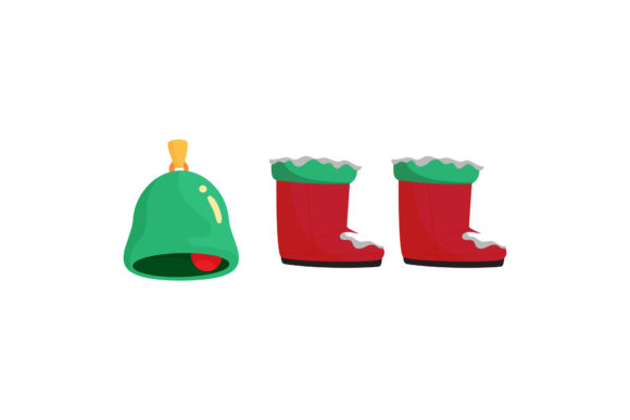 Hat and Boots Christmas Set: Graphics & Illustrations Review